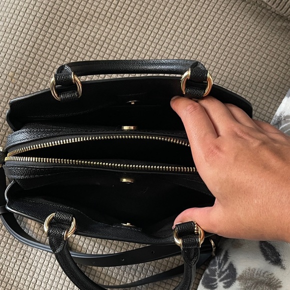 Coach Black Leather Satchel - Picture 8 of 8